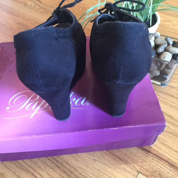 Paprika Platform Wedge Heel - Picture 2 of 4